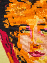 Load image into Gallery viewer, Lady in Bloom Pop Art Needle Point Art
