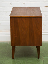 Load image into Gallery viewer, Double Drawer Vintage Nightstand
