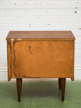 Load image into Gallery viewer, Double Drawer Vintage Nightstand
