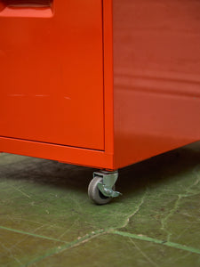 Orange File Cabinet