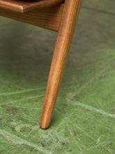 Load image into Gallery viewer, Ziggy Walnut Lounge Chair in Orange Corduroy
