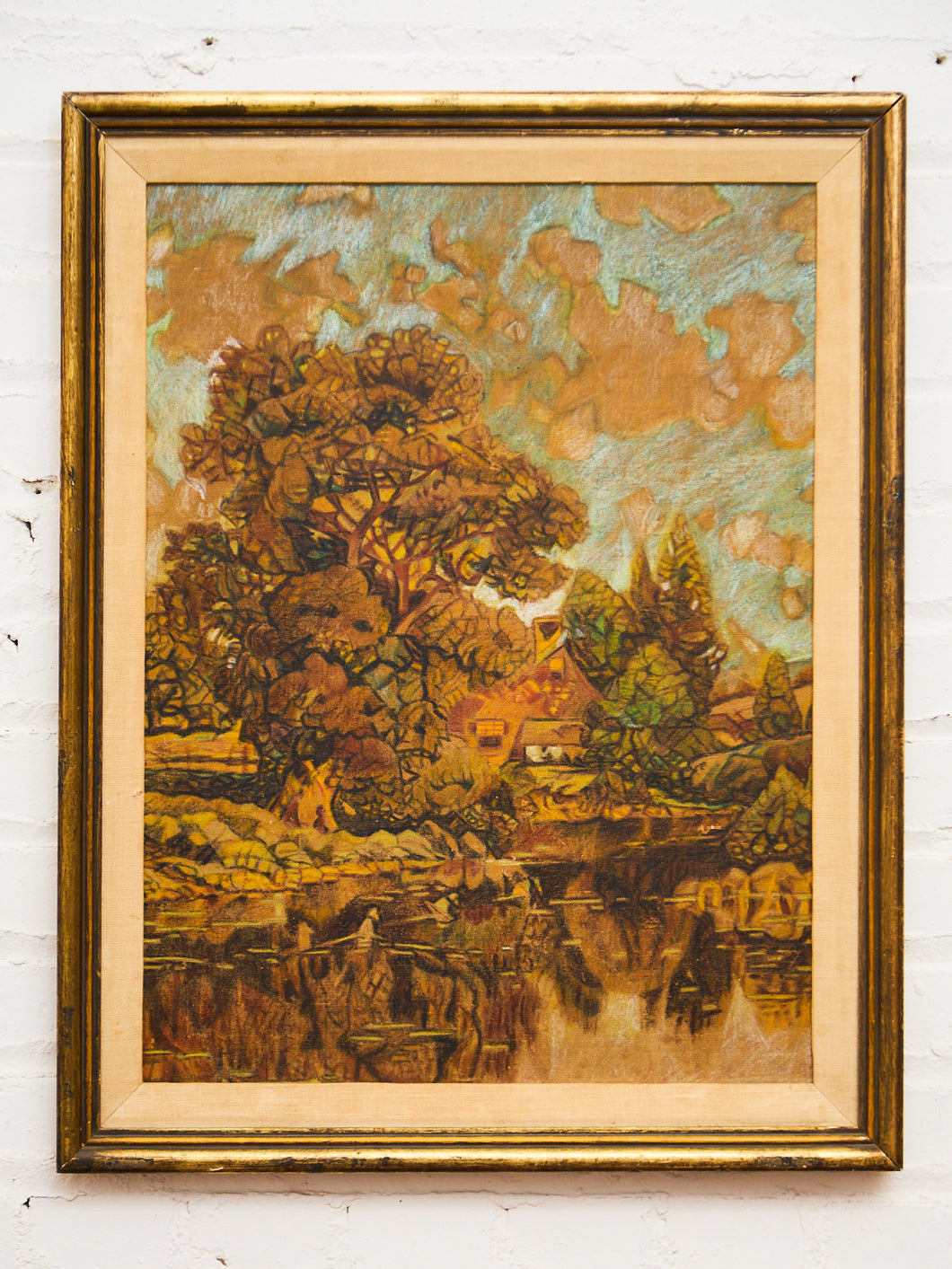Autumn Reflections at Twilight Painting