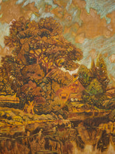 Load image into Gallery viewer, Autumn Reflections at Twilight Painting
