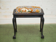 Load image into Gallery viewer, A George III Style Black Lacquered Stool
