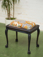 Load image into Gallery viewer, A George III Style Black Lacquered Stool
