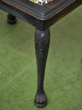 Load image into Gallery viewer, A George III Style Black Lacquered Stool
