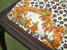 Load image into Gallery viewer, A George III Style Black Lacquered Stool
