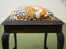 Load image into Gallery viewer, A George III Style Black Lacquered Stool
