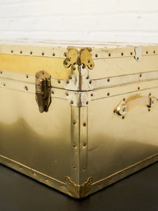1950’s Hollywood Regency Brass Chest