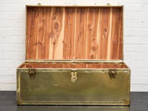1950’s Hollywood Regency Brass Chest