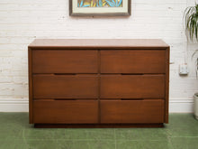 Load image into Gallery viewer, 6 Drawer Large Drawer Mid Century Dresser
