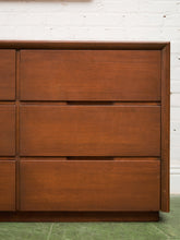 Load image into Gallery viewer, 6 Drawer Large Drawer Mid Century Dresser
