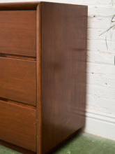 Load image into Gallery viewer, 6 Drawer Large Drawer Mid Century Dresser
