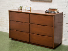 Load image into Gallery viewer, 6 Drawer Large Drawer Mid Century Dresser
