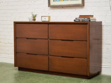 Load image into Gallery viewer, 6 Drawer Large Drawer Mid Century Dresser
