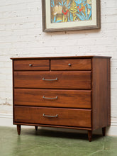 Load image into Gallery viewer, Mid Century Ace-Hi Solid Walnut Dresser Chest
