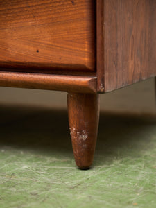 Mid Century Ace-Hi Solid Walnut Dresser Chest