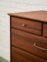 Load image into Gallery viewer, Mid Century Ace-Hi Solid Walnut Dresser Chest

