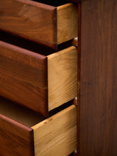 Load image into Gallery viewer, Mid Century Ace-Hi Solid Walnut Dresser Chest
