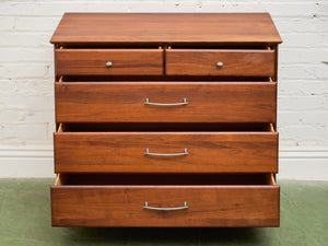 Mid Century Ace-Hi Solid Walnut Dresser Chest
