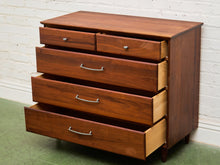 Load image into Gallery viewer, Mid Century Ace-Hi Solid Walnut Dresser Chest
