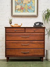 Load image into Gallery viewer, Mid Century Ace-Hi Solid Walnut Dresser Chest
