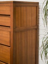 Load image into Gallery viewer, 5 Drawer Mahogany Highboy Dresser
