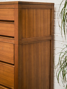 5 Drawer Mahogany Highboy Dresser
