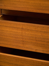 Load image into Gallery viewer, 5 Drawer Mahogany Highboy Dresser
