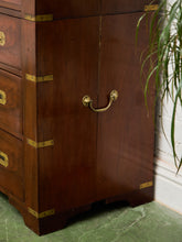Load image into Gallery viewer, Late 19th English Walnut Georgian Chest of Drawers With Desk Pullout
