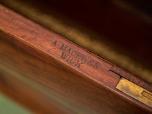 Load image into Gallery viewer, Late 19th English Walnut Georgian Chest of Drawers With Desk Pullout
