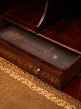 Load image into Gallery viewer, Late 19th English Walnut Georgian Chest of Drawers With Desk Pullout
