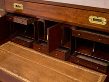 Load image into Gallery viewer, Late 19th English Walnut Georgian Chest of Drawers With Desk Pullout
