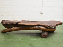Load image into Gallery viewer, Monumental Wood Sculptural Coffee Table
