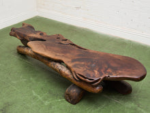 Load image into Gallery viewer, Monumental Wood Sculptural Coffee Table
