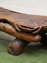 Load image into Gallery viewer, Monumental Wood Sculptural Coffee Table
