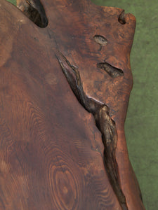 Monumental Wood Sculptural Coffee Table