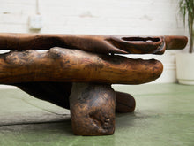 Load image into Gallery viewer, Monumental Wood Sculptural Coffee Table
