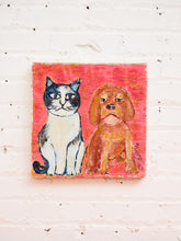Load image into Gallery viewer, The Dog and The Cat Painting
