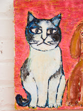 Load image into Gallery viewer, The Dog and The Cat Painting
