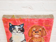 Load image into Gallery viewer, The Dog and The Cat Painting
