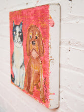 Load image into Gallery viewer, The Dog and The Cat Painting
