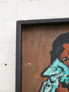 Modernist Figurative Expressionism After the Bath Painting