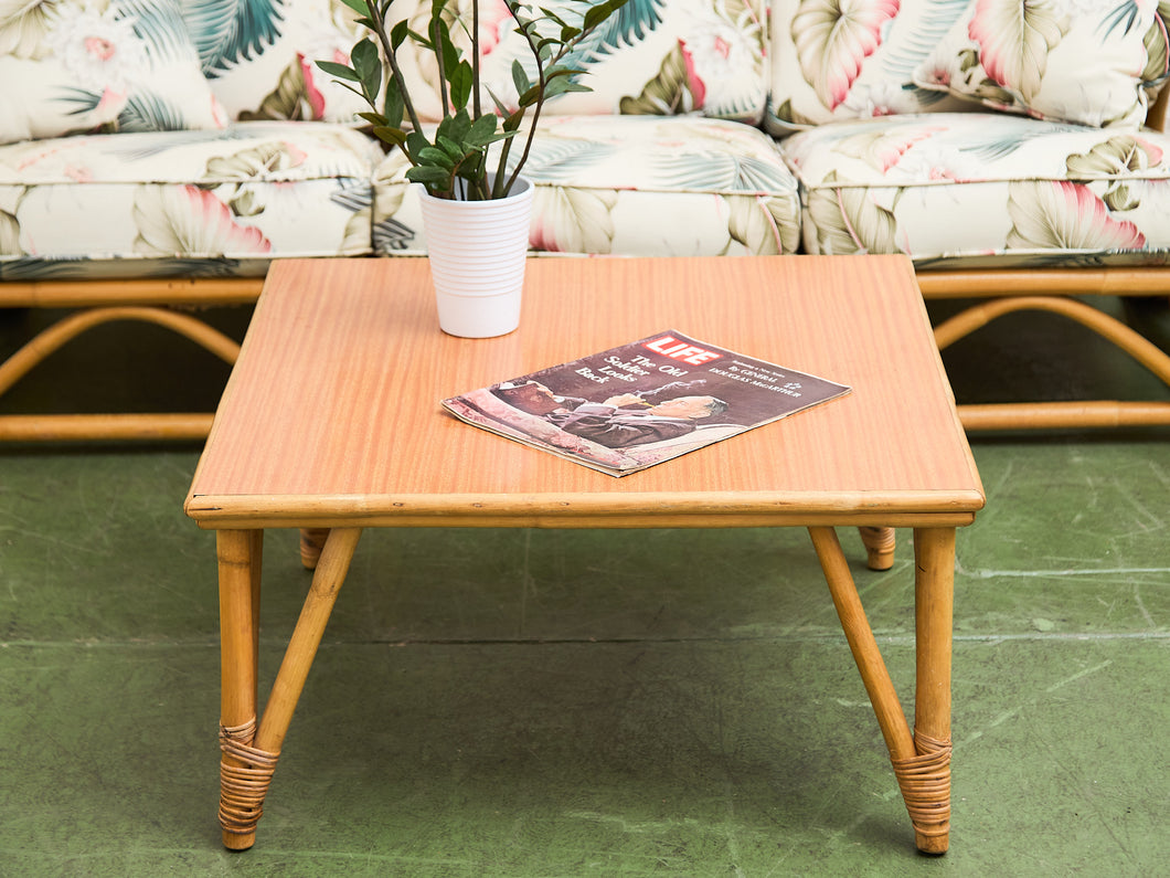 Bamboo Square Coffee Table