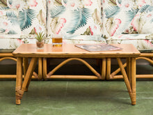 Load image into Gallery viewer, Formica Bamboo Coffee Table
