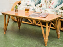 Load image into Gallery viewer, Formica Bamboo Coffee Table
