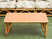 Load image into Gallery viewer, Formica Bamboo Coffee Table
