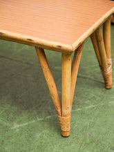 Load image into Gallery viewer, Formica Bamboo Coffee Table
