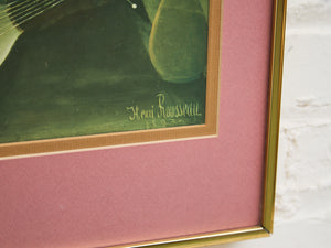 Sleeping Under the Moonlight by Henri Rousseau Print Framed
