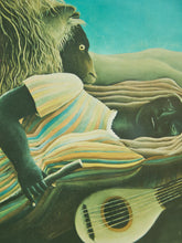Load image into Gallery viewer, Sleeping Under the Moonlight by Henri Rousseau Print Framed
